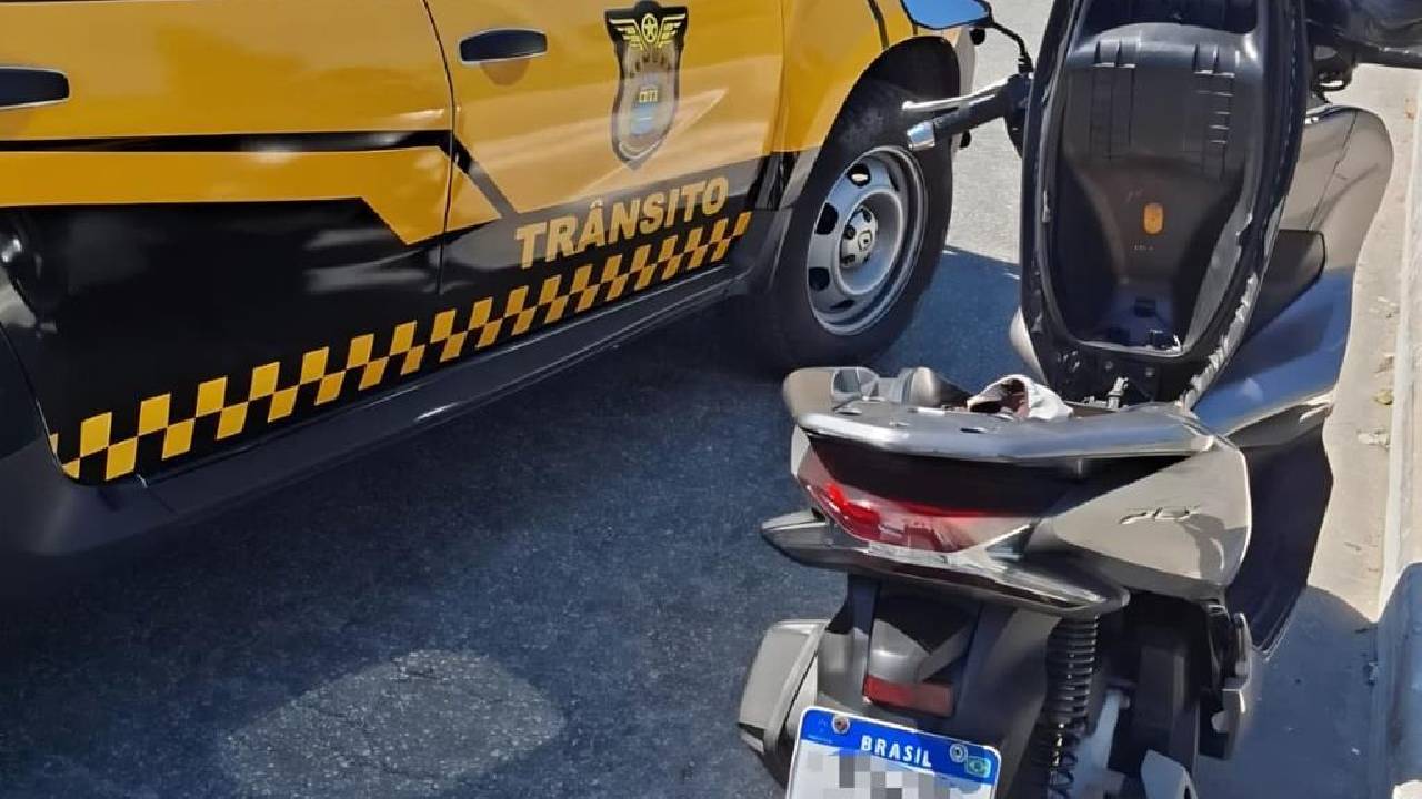Ação da Semurb recupera moto com registro de furto no Jardim Califórnia