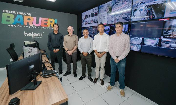 Prefeito Beto Piteri investe em tecnologia na segurança e lança Smart Barueri