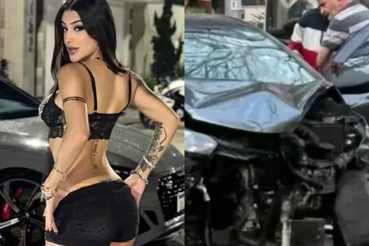 Vítima envolvida em acidente com Bia Miranda é levada ao hospital