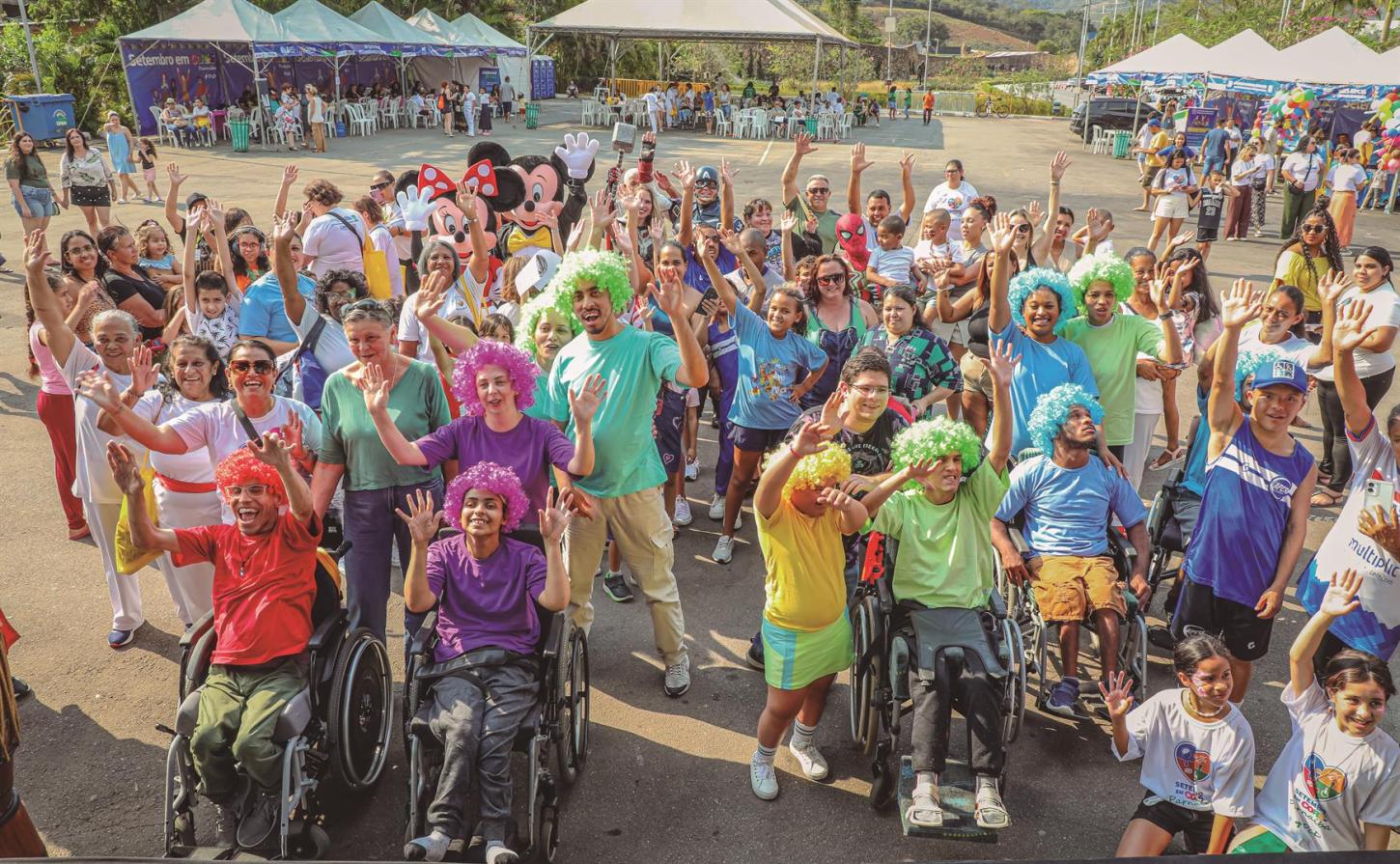 Setembro em Cores: cidade promove evento para pessoas com deficiência e neurodivergentes