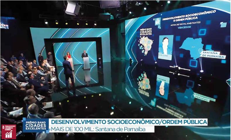 Santana de Parnaíba ganha o Oscar da gestão pública no Estado de São Paulo