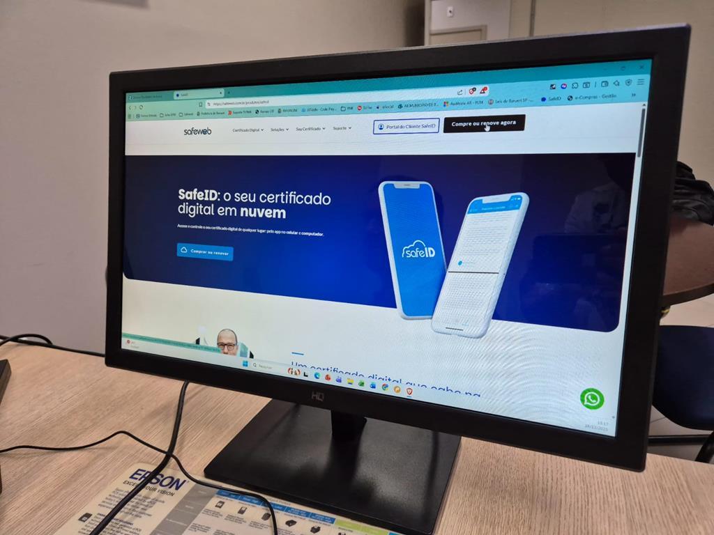 Prefeitura é credenciada pela certificadora Safeweb para emissão de certificados digitais