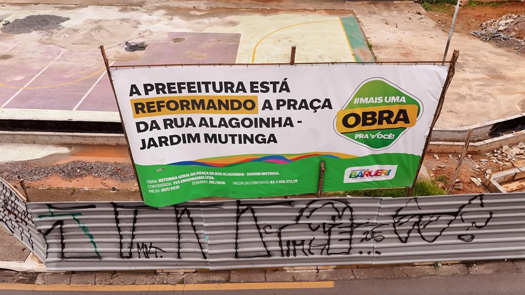 Reforma da Praça da Rua Alagoinha promete transformar o Jardim Mutinga
